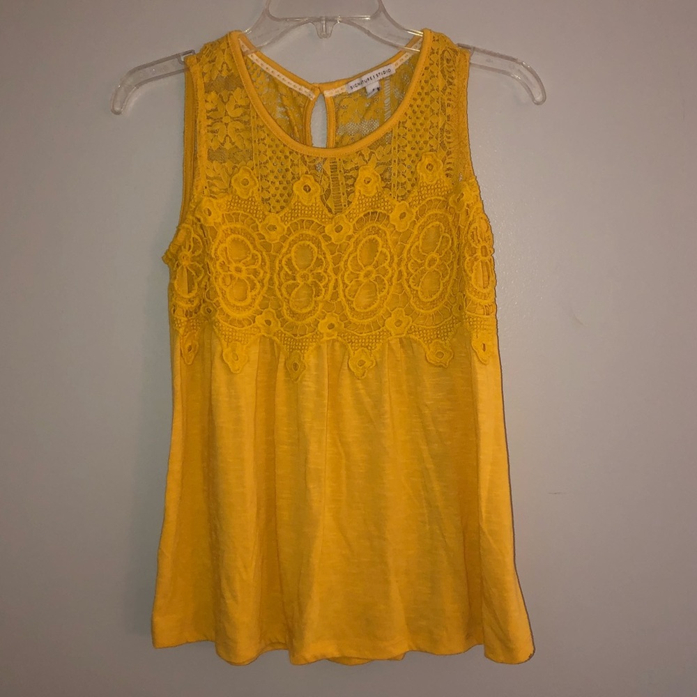 Mustard Yellow Tank Top